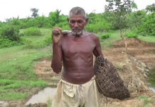Homem em Gaya constrói sozinho um canal de 3 km