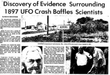 O incidente com um OVNI em Aurora, Texas.