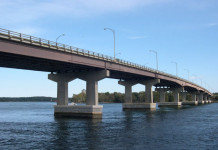 Como pontes são contruídas sobre a água?