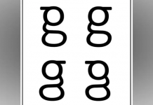 A maioria das pessoas tem dificuldade para reconhecer a letra ‘G’ minúscula?