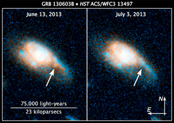 Astrônomos detectam explosão de kilonova rara